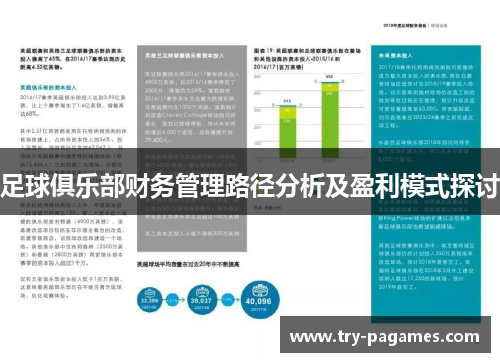 足球俱乐部财务管理路径分析及盈利模式探讨 足球俱乐部财务管理路径分析及盈利模式探讨